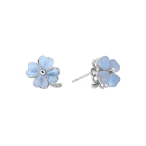 Silver Lucky Swivel Studs